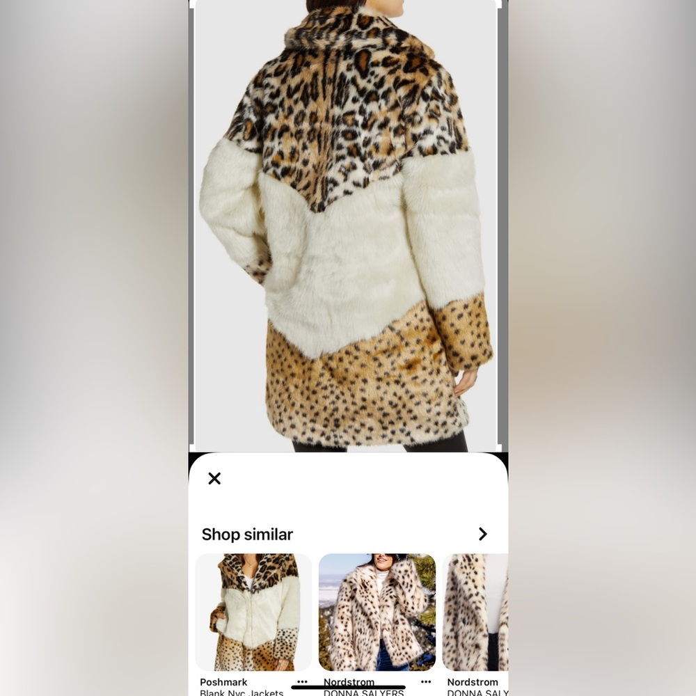 Revolve Faux Fur Coat